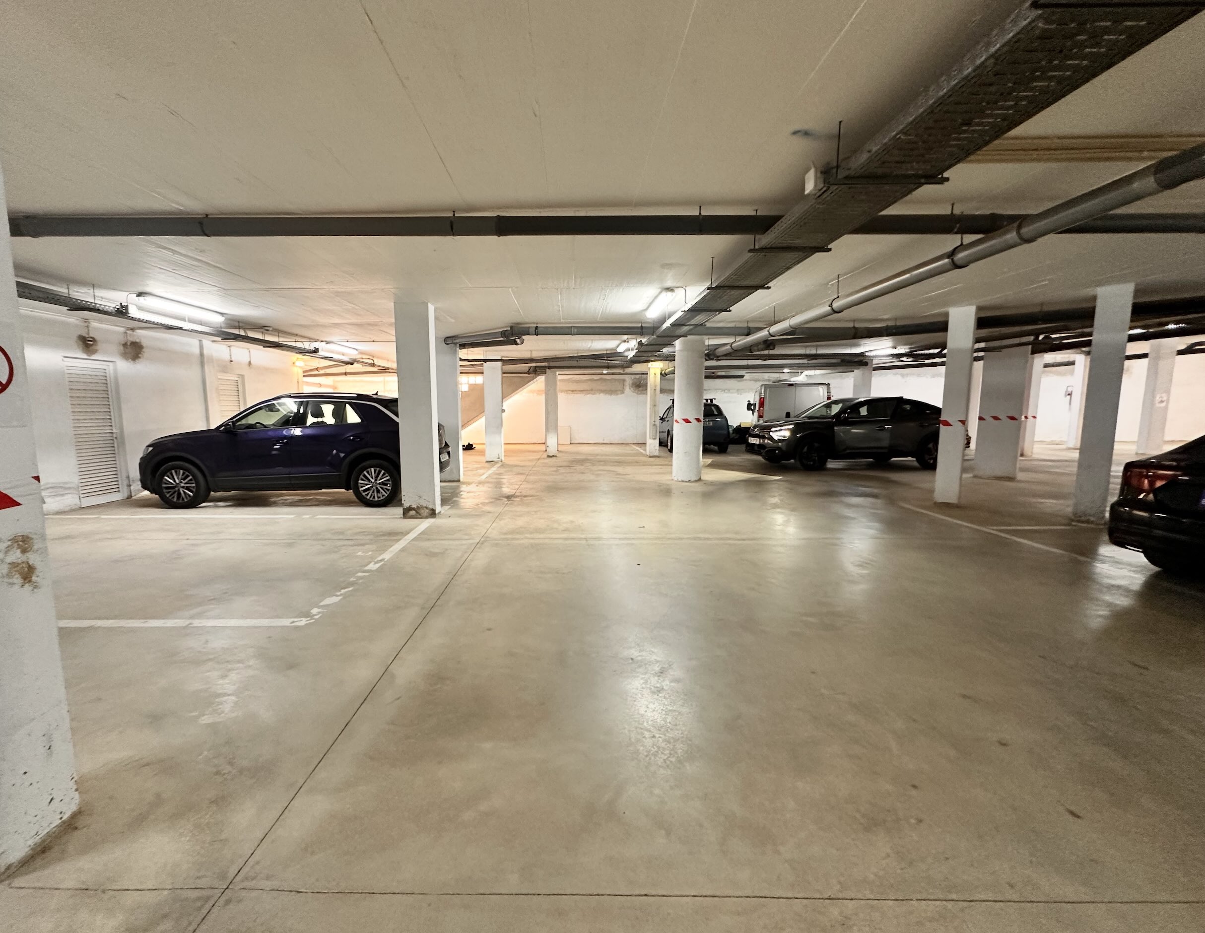 Private garage entrance at Casa Solaris