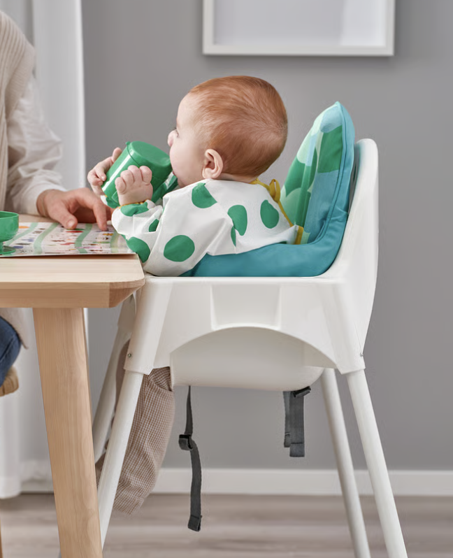 High chair provided for mealtimes